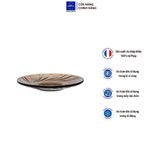  Bộ 6 Dĩa D4003C Duralex - Beau Rivage nâu khói Sepia 13.5cm Thủy tinh cường lực cao cấp Pháp [Chính Hãng] 