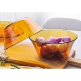  Bộ 2 tô D2007D Duralex - Lys Vàng Amber 17cm Thủy tinh cường lực cao cấp Pháp [Chính Hãng] 