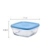  Hộp thực phẩm D9022A Duralex - Freshbox nắp xanh Blue 1150ml Thủy tinh cường lực Pháp 