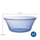  Tô thủy D2008B Duralex - Lys Xanh Marine 23cm Thủy tinh cường lực cao cấp Pháp [Chính Hãng] 