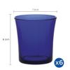 Bộ 6 ly D1011F Duralex -  Lys xanh Saphir  210 ml Thủy tinh cường lực cao cấp Pháp [Chính Hãng] 