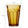  Bộ 6 ly D1029D Duralex - Picardie Vàng Amber 360ml  Thủy tinh cường lực cao cấp Pháp [Chính Hãng] 