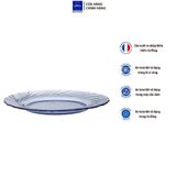  Bộ 6 dĩa D3003B Duralex - Beau Rivage 19,5 cm Xanh Marine Thủy tinh cường lực cao cấp Pháp [Chính Hãng] 