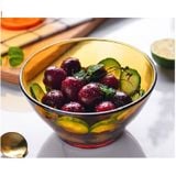  [Chính Hãng] Bộ 4 tô D2004D Duralex - Lys Vàng Amber 13.6cm Thủy tinh cường lực cao cấp Pháp 
