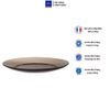 Bộ 6 dĩa D3006C Duralex - Lys Nâu khói Sepia 23,5cm Thủy tinh cường lực cao cấp Pháp [Chính Hãng]
