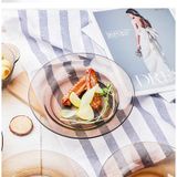  Bộ 2 dĩa D3011C Duralex - lys Nâu Khói Sepia 23 cm  Thủy tinh cường lực cao cấp Pháp [Chính Hãng] 