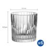  Bộ 6 ly D1057A Duralex - Manhattan trắng Clear 310 ml Thủy tinh cường lực cao cấp Pháp [Chính Hãng] 