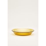  Bộ 6 dĩa D3007D Duralex - Lys Vàng Amber 19.5 cm Thủy tinh cường lực cao cấp Pháp [Chính Hãng] 