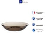  Bộ 6 dĩa D3014C Duralex - Lys Nâu khói Sepia 21cm Thủy tinh cường lực cao cấp Pháp [Chính Hãng] 