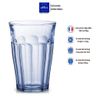  Bộ 6 ly D1029B Duralex - Picardie xanh Marine 360ml  Thủy tinh cường lực cao cấp Pháp [Chính Hãng] 