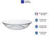 Bộ 2 dĩa D3014A Duralex - Lys trong cm Thủy tinh cường lực cao cấp Pháp [Chính Hãng]