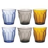  Bộ 6 ly D1028M Duralex - Picardie Mix color 310ml Thủy tinh cường lực cao cấp Pháp [Chính Hãng] 