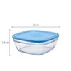  Hộp thực phẩm D9023A Duralex - Freshbox Nắp Xanh Blue 2000ml Thủy tinh cường lực cao cấp Pháp [Chính Hãng] 