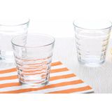  Bộ 6 ly D1032A Duralex - Prisme trong clear 220ml  Thủy tinh cường lực cao cấp Pháp [Chính Hãng] 