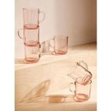  Bộ 6 Ly D4020E Duralex -Versailles hồng Pink 260ml Thủy tinh cường lực cao cấp Pháp 