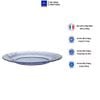  Bộ 2 dĩa D3003B Duralex - Beau Rivage 19,5 cm - Xanh Biển Thủy tinh cường lực cao cấp Pháp [Chính Hãng] 
