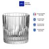 Bộ 6 ly D1057A Duralex - Manhattan trắng Clear 310 ml Thủy tinh cường lực cao cấp Pháp [Chính Hãng]