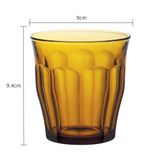  Bộ 6 ly D1028D Duralex - Picardie vàng Amber 310ml Thủy tinh cường lực cao cấp Pháp [Chính Hãng] 