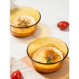  Bộ 6 chén D2006D Duralex - Lys vàng Amber 10,5 cm  Thủy tinh cường lực cao cấp Pháp [Chính Hãng] 