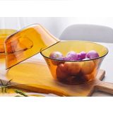  Bộ 6 tô D2007D Duralex - Lys Vàng Amber  17cm Thủy tinh cường lực cao cấp Pháp [Chính Hãng] 