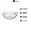  Bộ 1 tô D2019A Duralex - Gigogne trong Clear 26cm Thủy tinh cường lực cao cấp Pháp [Chính Hãng] 