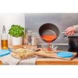  Hộp thực phẩm D9024A Duralex - Freshbox Nắp Xanh Blue 3100ml Thủy tinh cường lực cao cấp Pháp [Chính Hãng] 