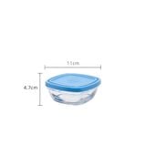  Hộp thực phẩm thủy tinh cường lực Pháp Duralex Freshbox Trắng trong 300ml D9020A [Chính Hãng] 