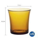  Bộ 6 ly D1011D Duralex -  Lys Vàng Amber 210ml Thủy tinh cường lực cao cấp Pháp [Chính Hãng] 