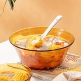  Tô thủy D2008D Duralex - Lys Vàng Amber  23cm Thủy tinh cường lực cao cấp Pháp [Chính Hãng] 
