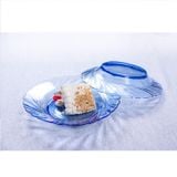  Bộ 6 dĩa D3002B Duralex - Beau Rivage Xanh Marine 21,5cm Thủy tinh cường lực cao cấp Pháp [Chính Hãng] 