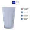 Bộ 2 ly D1030AS Duralex - Picardie trắng sương 500ml Thủy tinh cường lực cao cấp Pháp [Chính Hãng]
