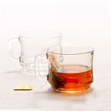  Bộ 6 tách và 6 dĩa D9008A Duralex - Lys trắng Clear 220ml Thủy tinh cường lực cao cấp Pháp [Chính Hãng] 