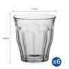  Bộ 6 ly D1025A Duralex - Picardie Trong Clear 160ml Thủy tinh cường lực cao cấp Pháp [Chính Hãng] 