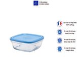  Hộp thực phẩm thủy tinh cường lực Pháp Duralex Freshbox Trắng trong 610ml D9021A [Chính Hãng] 