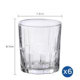  Bộ 6 ly D1082A Duralex - Jazz Trong Clear 260ml Thủy tinh cường lực cao cấp Pháp [Chính Hãng] 