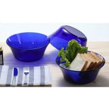  Bộ 6 tô D2007F Duralex - Lys Xanh Saphir  17cm Thủy tinh cường lực cao cấp Pháp [Chính Hãng] 