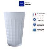  Bộ 2 ly cao D1062AS Duralex - Prisme trắng sương 500ml Thủy tinh cường lực cao cấp Pháp [Chính Hãng] 