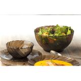  Bộ 2 tô D2002C Duralex - Beau Rivage Nâu khói Sepia 18cm Thủy tinh cường lực cao cấp Pháp [Chính Hãng] 