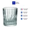 Bộ 6 ly D1056A Duralex - Manhattan trắng Clear 220 ml Thủy tinh cường lực cao cấp Pháp [Chính Hãng]
