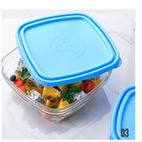  Hộp thực phẩm thủy tinh cường lực Pháp Duralex Freshbox Trắng trong 610ml D9021A [Chính Hãng] 