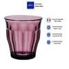 Bộ 6 ly D1027J Duralex - Picardie tím Plum 250ml Thủy tinh cường lực cao cấp Pháp [Chính Hãng]