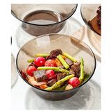  Bộ 6 tô D2007C Duralex - Lys Nâu khói Sepia 17cm Thủy tinh cường lực cao cấp Pháp [Chính Hãng] 