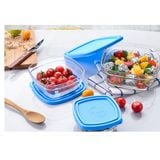  Hộp thực phẩm thủy tinh cường lực Pháp Duralex Freshbox Trắng trong 610ml D9021A [Chính Hãng] 