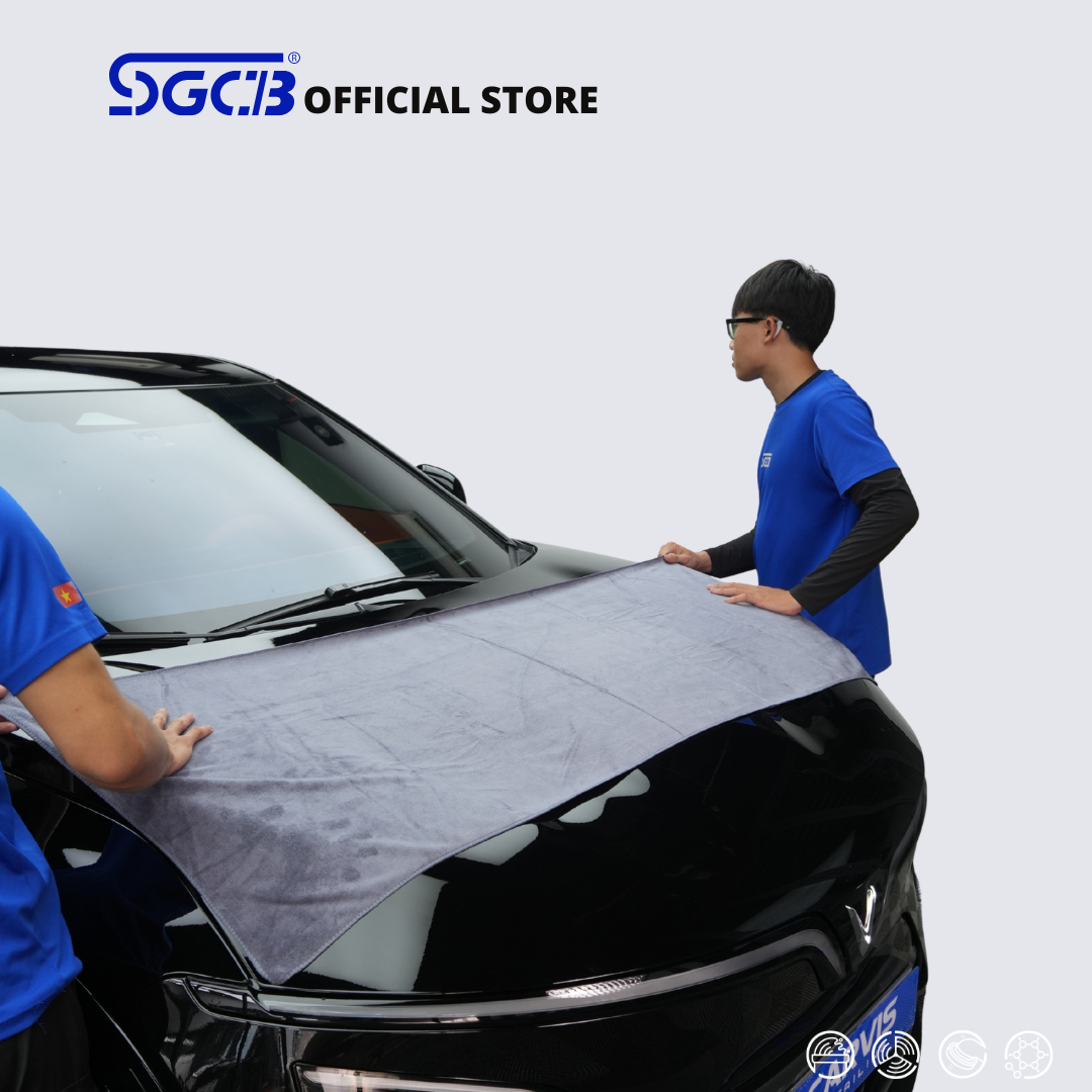 KHĂN MICROFIBER SIÊU THẤM HÚT KT 60 x 160CM MÀU XÁM SGCB - SGGD074 