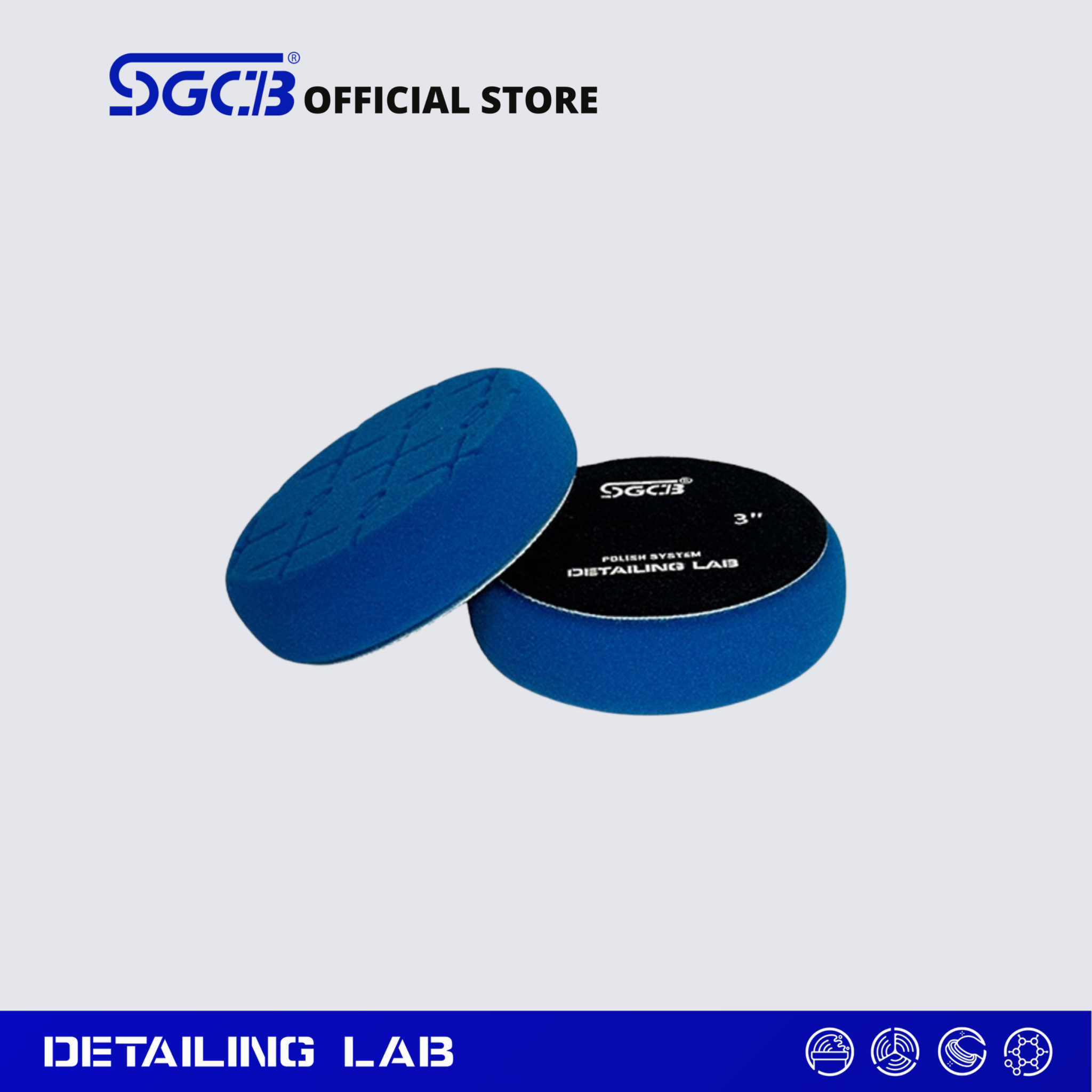  PHỚT ĐÁNH BÓNG RO 3'' SE - XANH DƯƠNG - SGGA202 