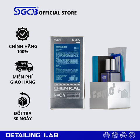  Bộ Phủ Ceramic Tinh Thể Nhựa SGCB | Phục Hồi Nhựa Đen Ô Tô 