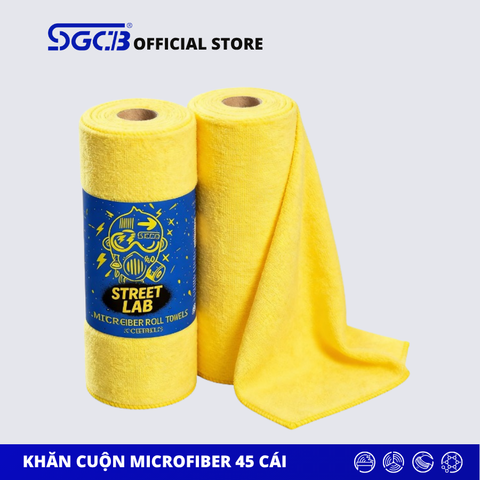  Khăn Lau Đa Năng Microfiber Màu Vàng SGCB - SGGD453 