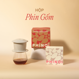  Hộp Phin Gốm Ngà 