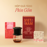  Hộp Phin Gốm Đen 