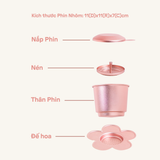  Phin Nhôm Hoa Vàng Hồng 